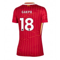 Camisa de time de futebol Liverpool Cody Gakpo #18 Replicas 1º Equipamento Feminina 2024-25 Manga Curta